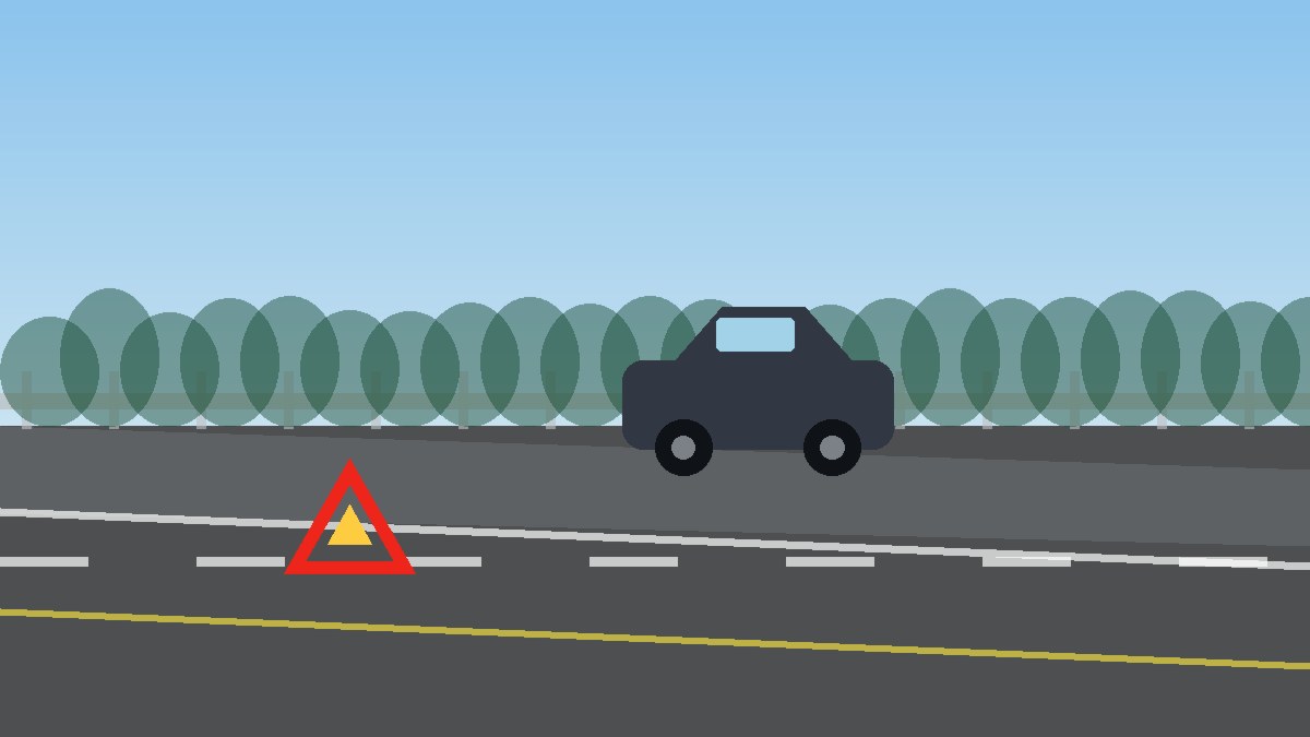 崇明道路故障安全等待现场图